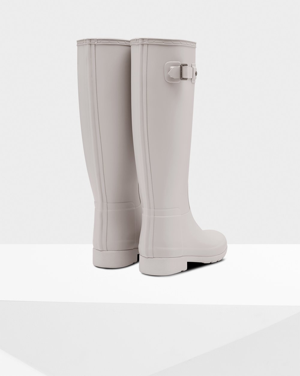 Galochas Altas Hunter Feminina Cinzentas - Refined Slim Fit - 03OQGBWLX